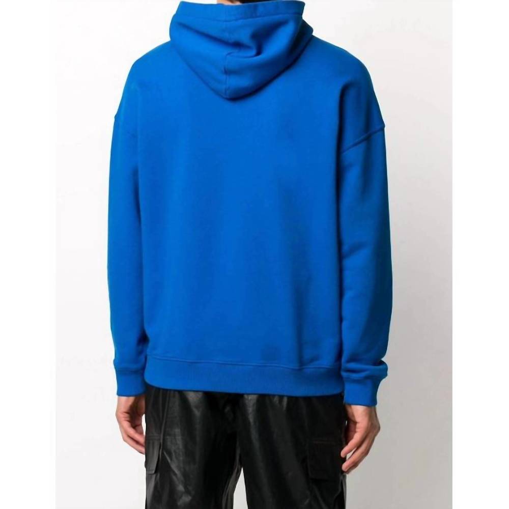 NEW GIVENCHY men's address hoodie in ocean blue - Picture 3 of 8
